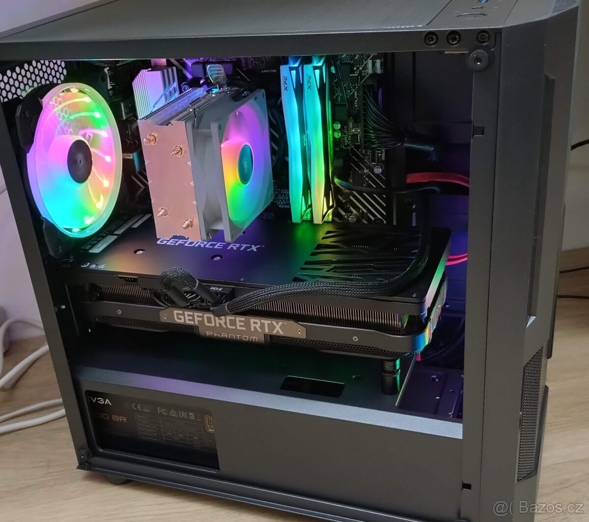 Herní PC s i5-12400F, RTX 3070 a 24" 180Hz FreeSync HDR LCD - 4