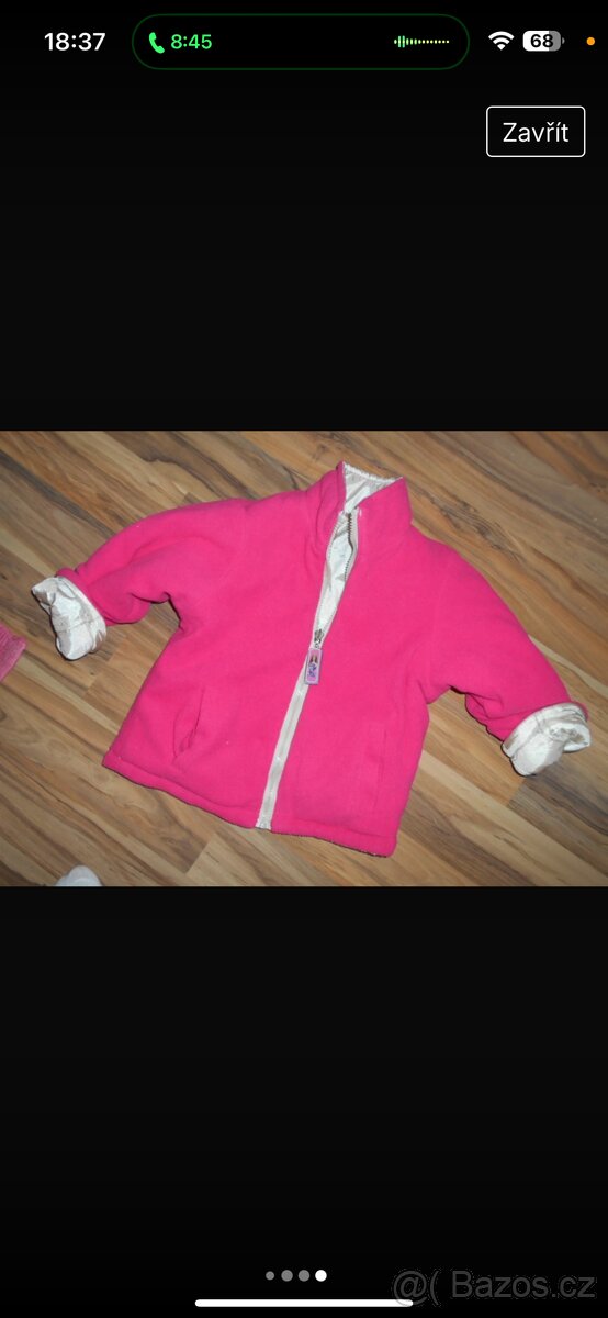 Detska oboustrana bunda 12/24 mesicu nova - 4