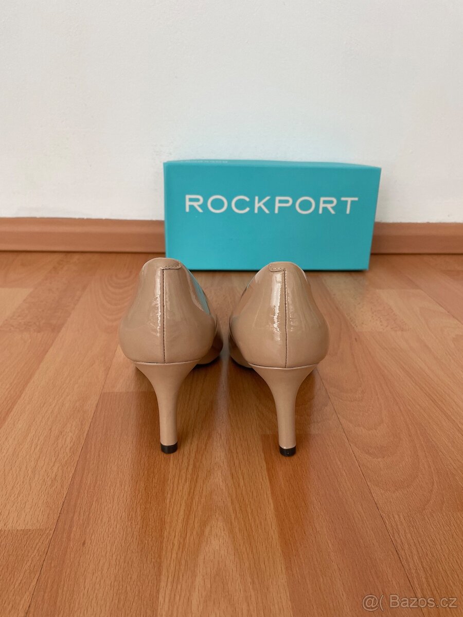 Nové béžové kožené lodičky Rockport vel. 37,5 - 4