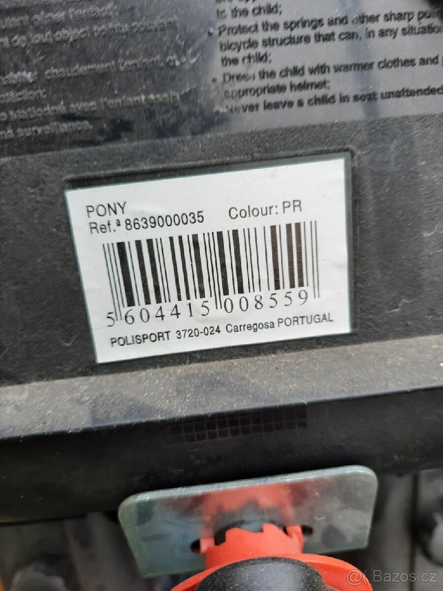 Dětská sedačka za kolo - 4