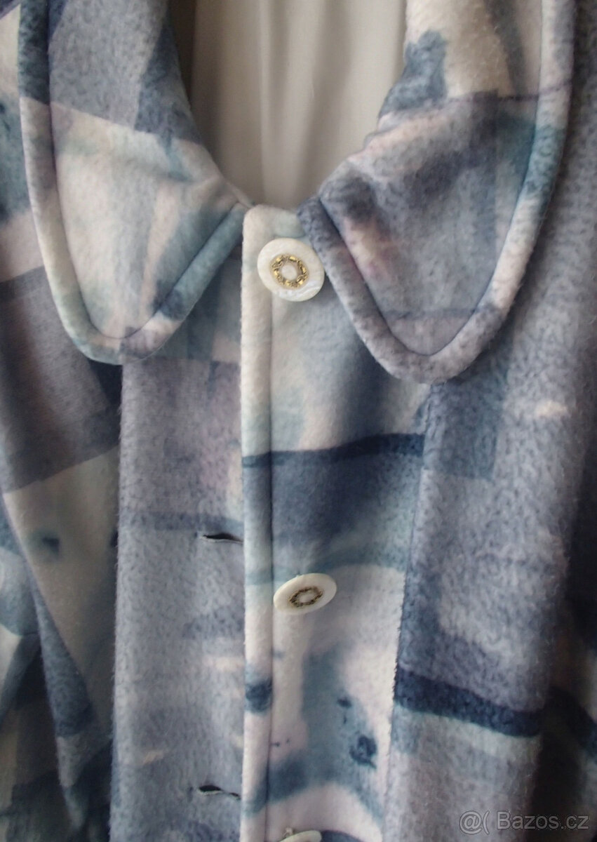 Dámský 3/4 kabátek 44-46, fialová bunda 38 a nová šála - 4