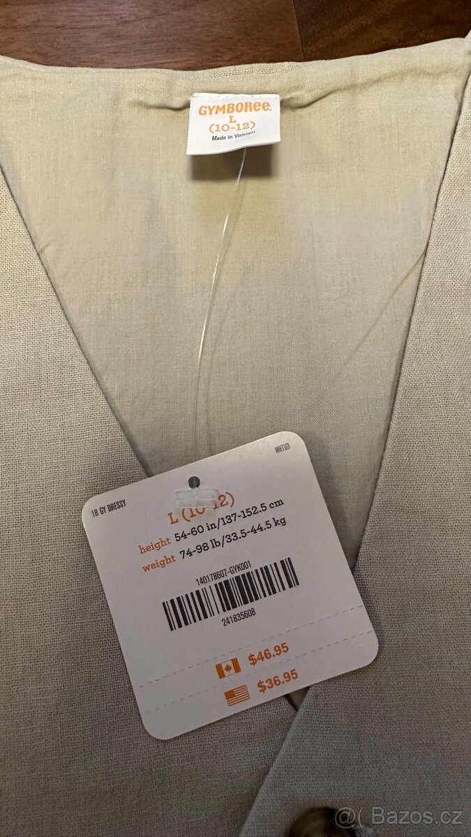 Společenská vesta NOVÁ vel. 10-12 let - 4