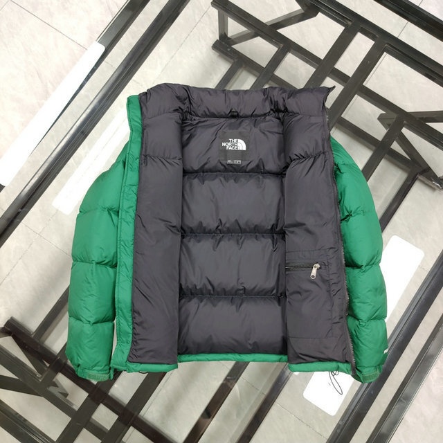 The North Face Nuptse 700 Péřová Zimní Bunda Zelená - 4