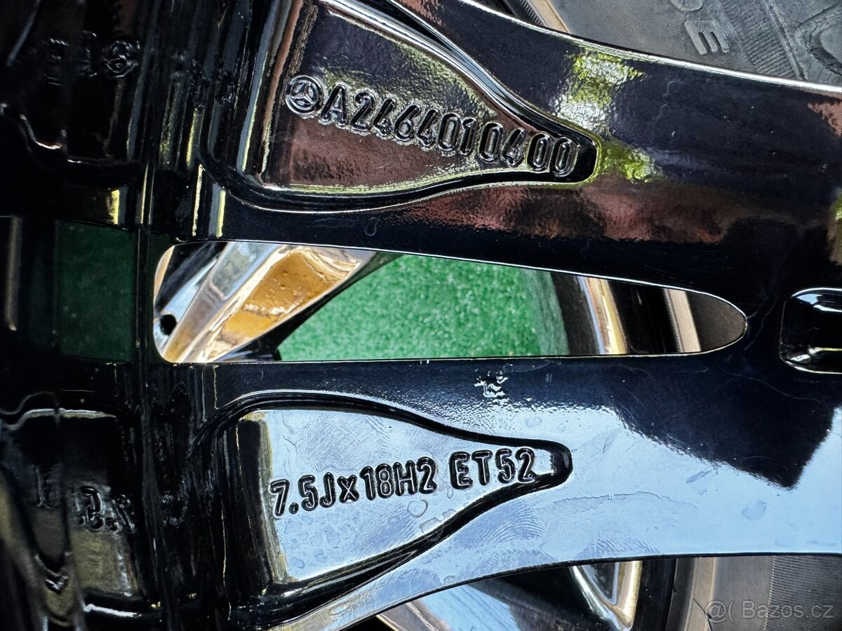 Originál alu kola Mercedes 5x112 R18 letní - 4