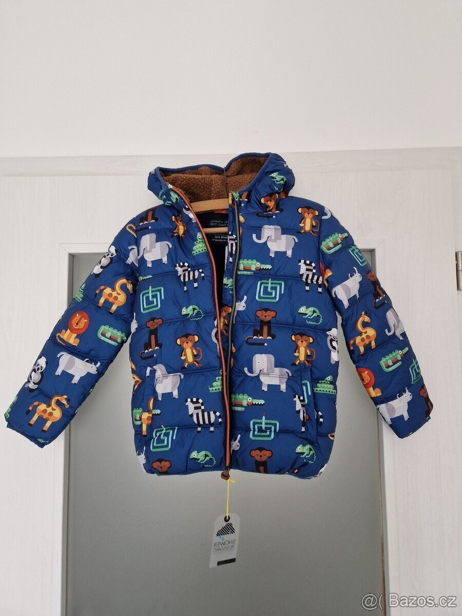 Nová zimní bunda Next, vel.122, voděodolná - 4