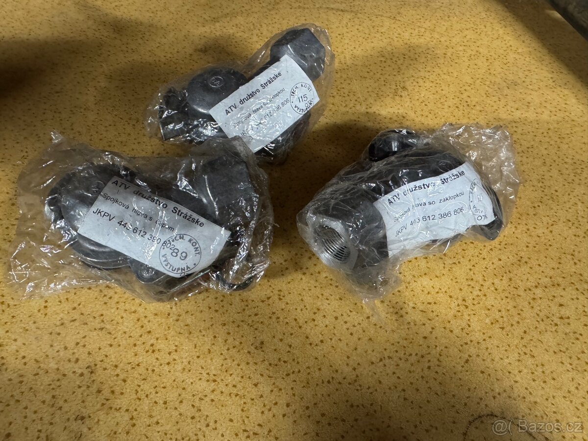 Spojkové hlavy s čepem 3 ks - 4