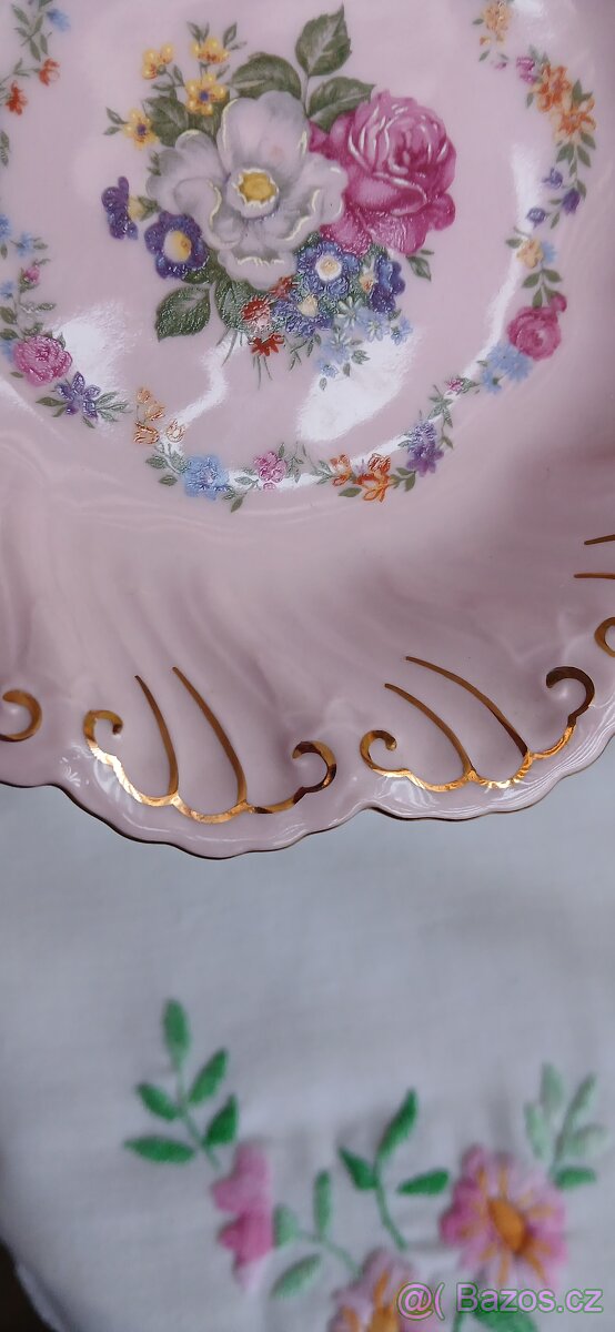 Talířek Leander zdobeny 14k.gold - 4