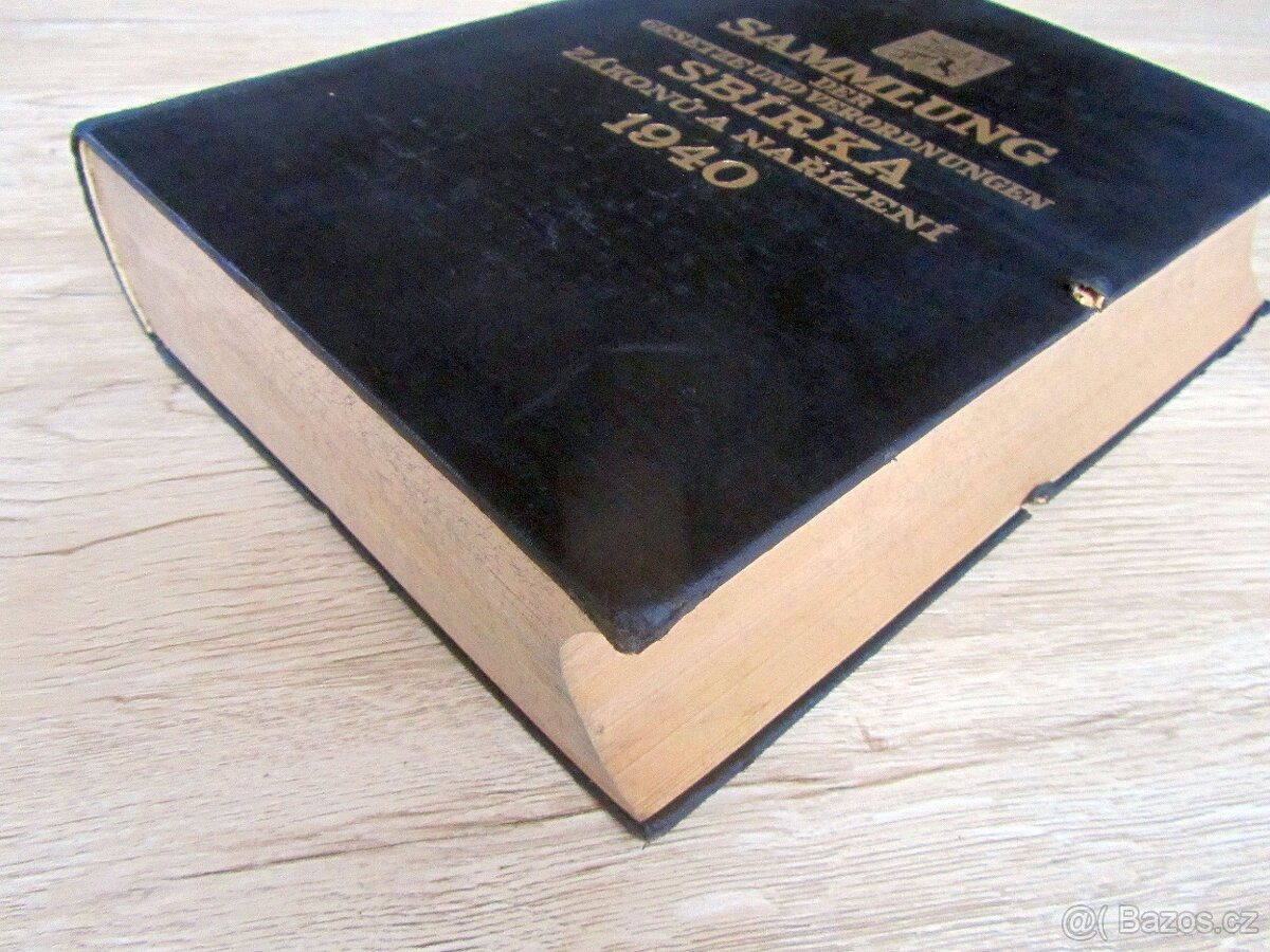 Sbírka zákonů a nařízení 1940 Sammlung se státním znakem - 4