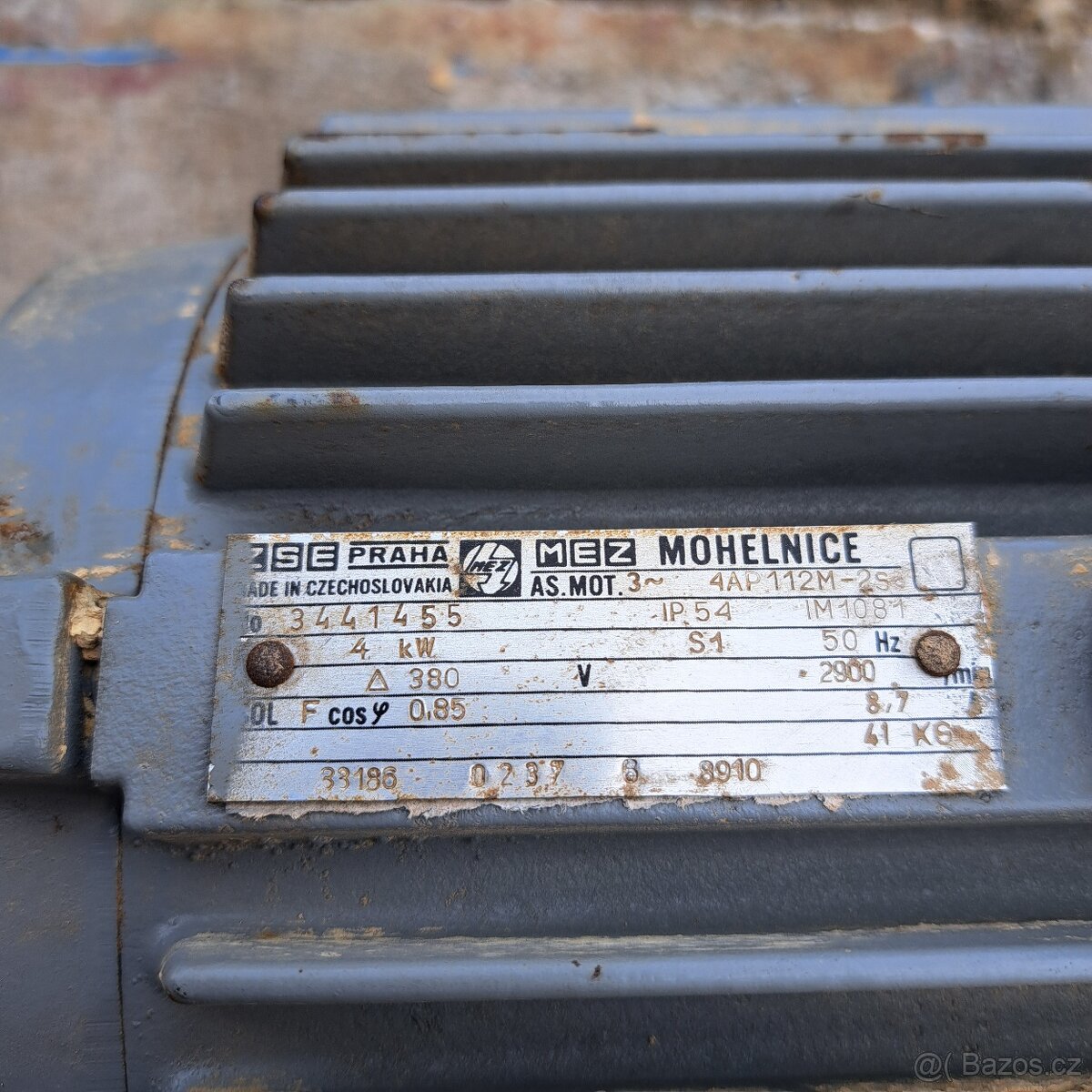 Prodám elektromotor 4kW - 4
