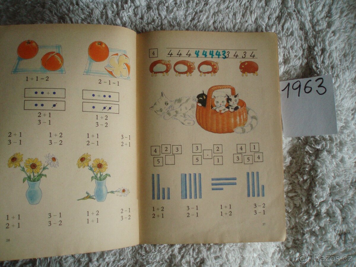 stará Početnice vyd.1963-1.třída ZDŠ - 4