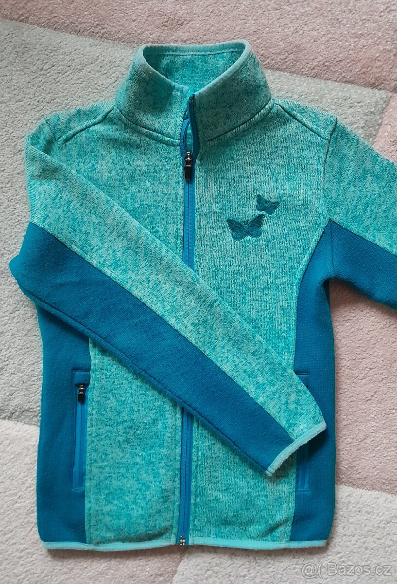 Dívčí fleesové mikiny vel. 134 - 4