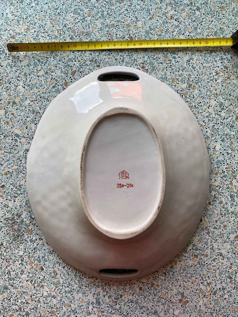 Vintage porcelánová mísa (závod Korosten) - 4