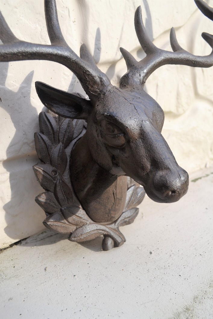 Litinová JELENÍ HLAVA - hnědá - 4