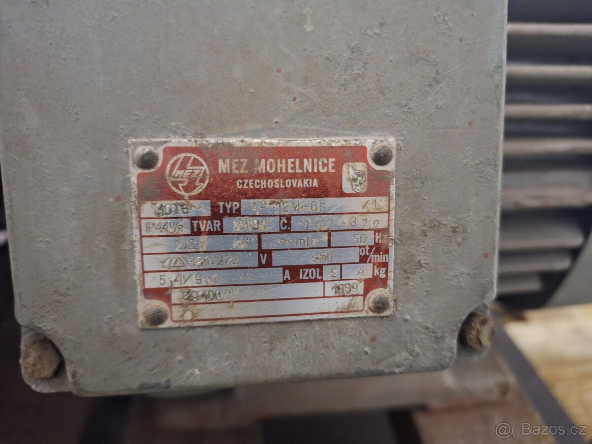 Převodovka s brzdou 2,2kW 950 otáček - 4