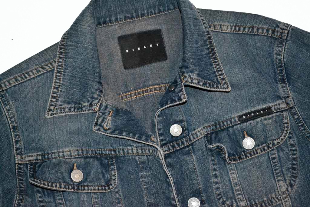 Dámská džínová bunda zn. SISLEY vel. M - 4