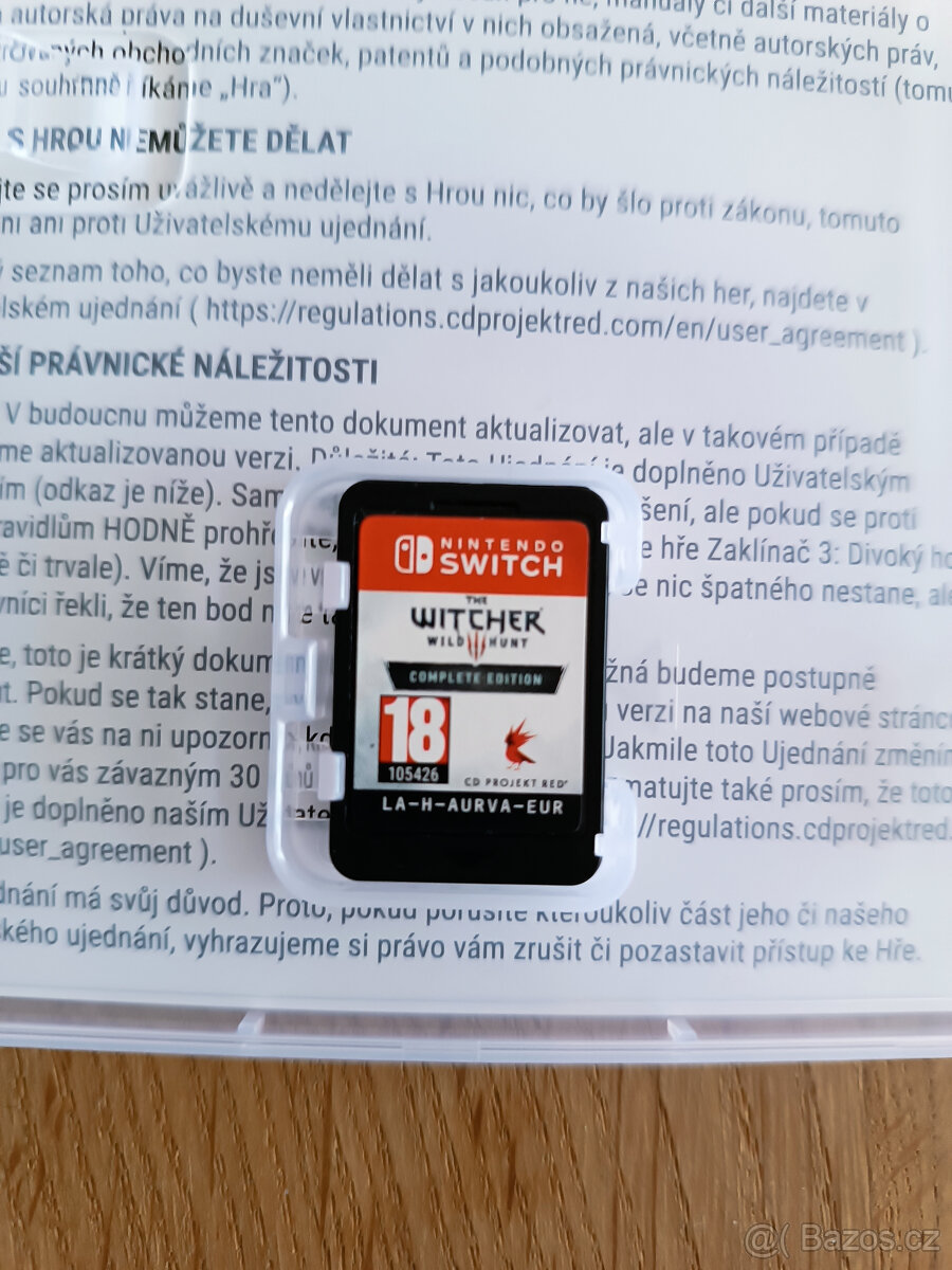 Nintendo Switch hra Zaklínač 3: Divoký hon cz tit. - 4