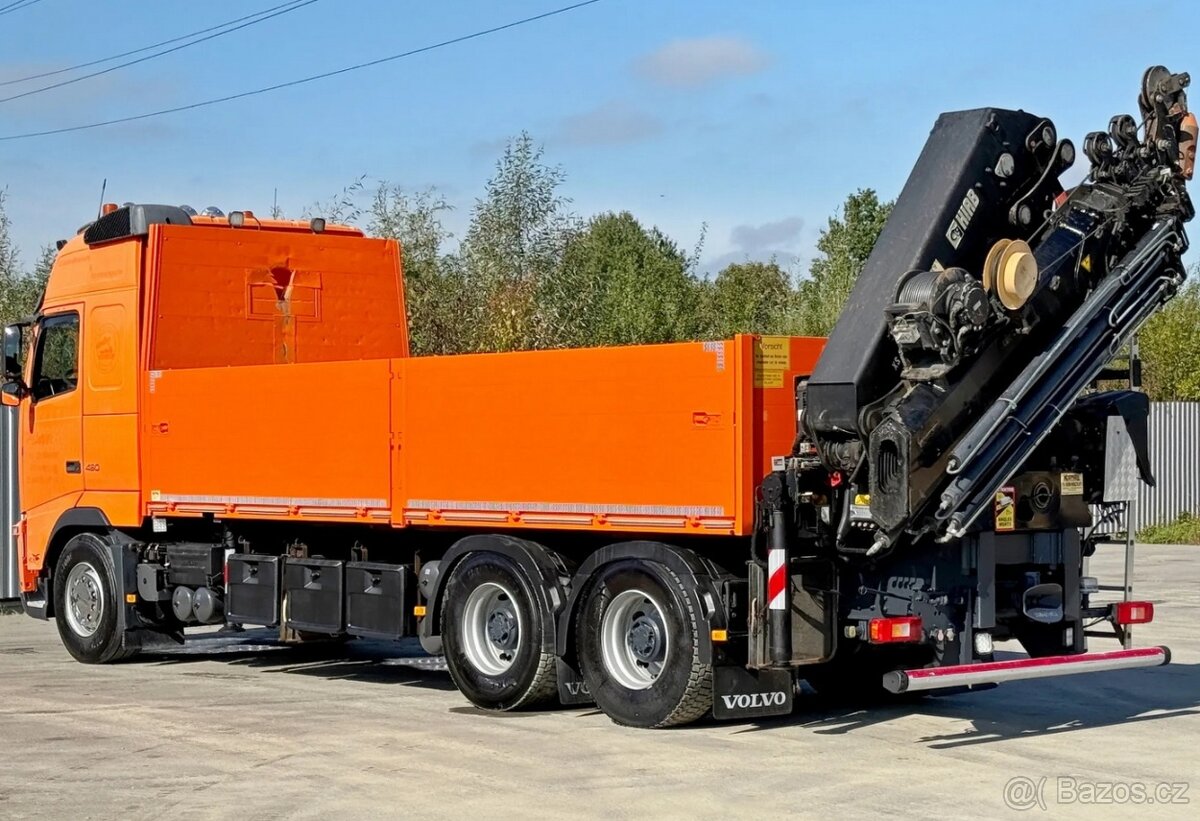 Volvo FH 460 - 6x4 - Valník + HR-HIAB 377 E-7 HIPRO