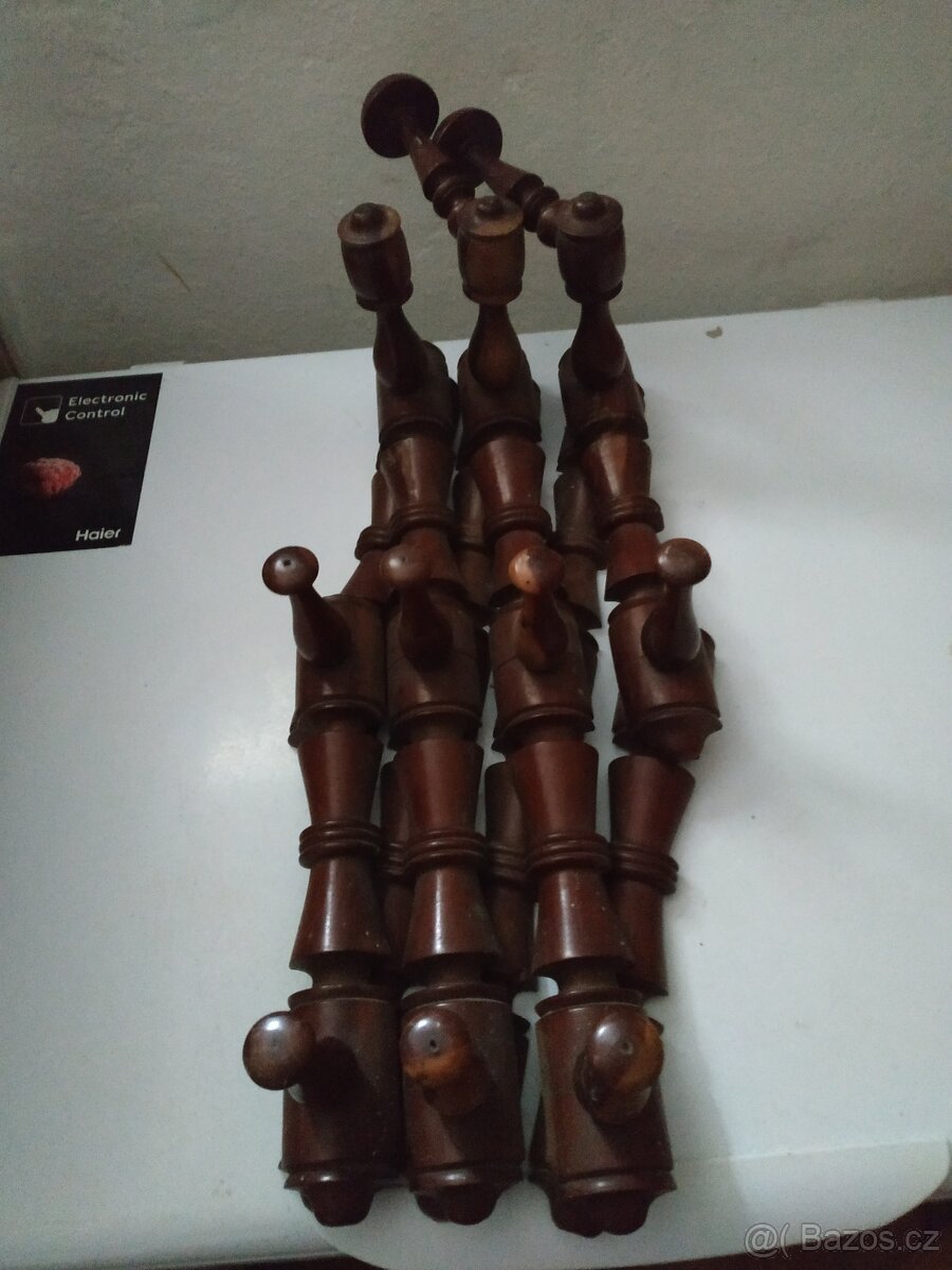 Dřevěný skládací věšák 50x85cm - 4