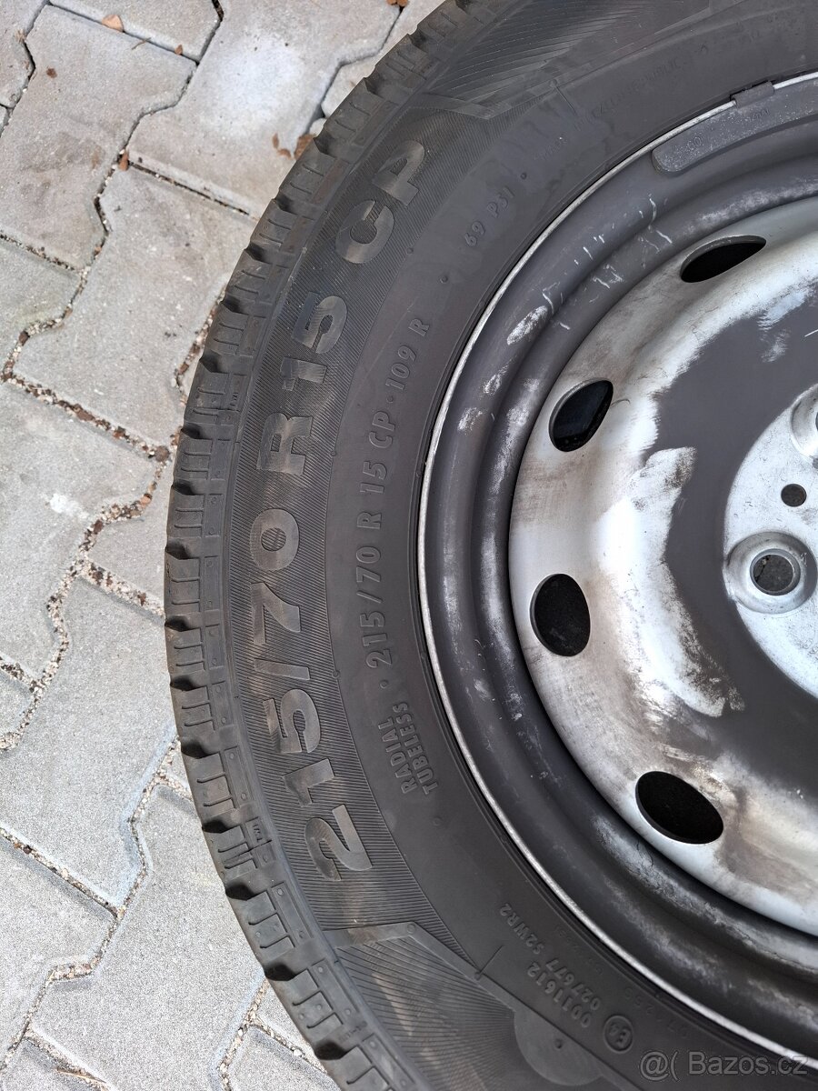 Sada kol Ducato, Jumper, Boxer 15" 5x118 215/70/15 - 4