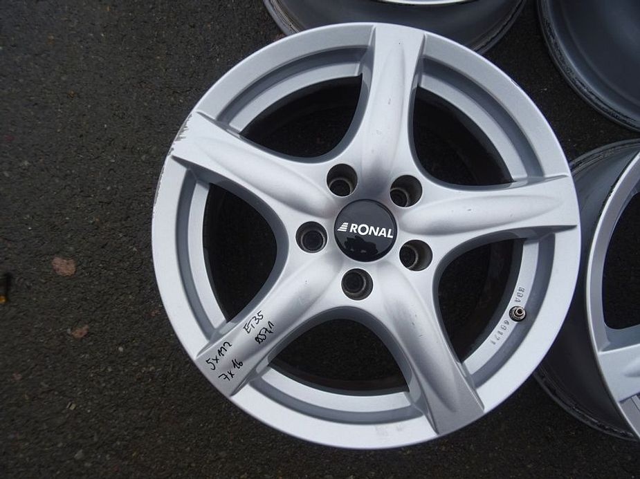 Alu disky Ronal, 16", 5x112, ET 35, šířka 7J - 4