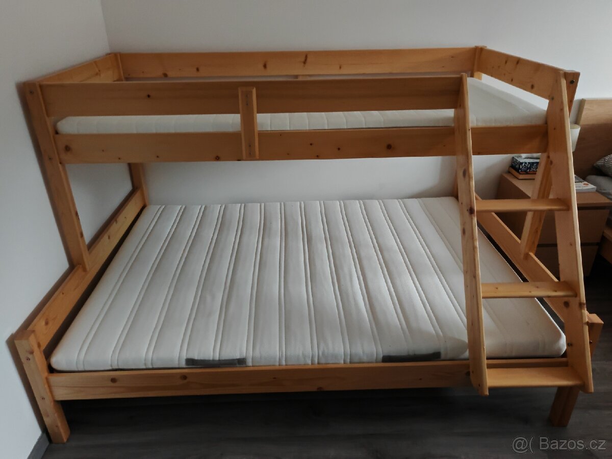 Palanda 200x90x140 Jysk včetně matrací Ikea - 4