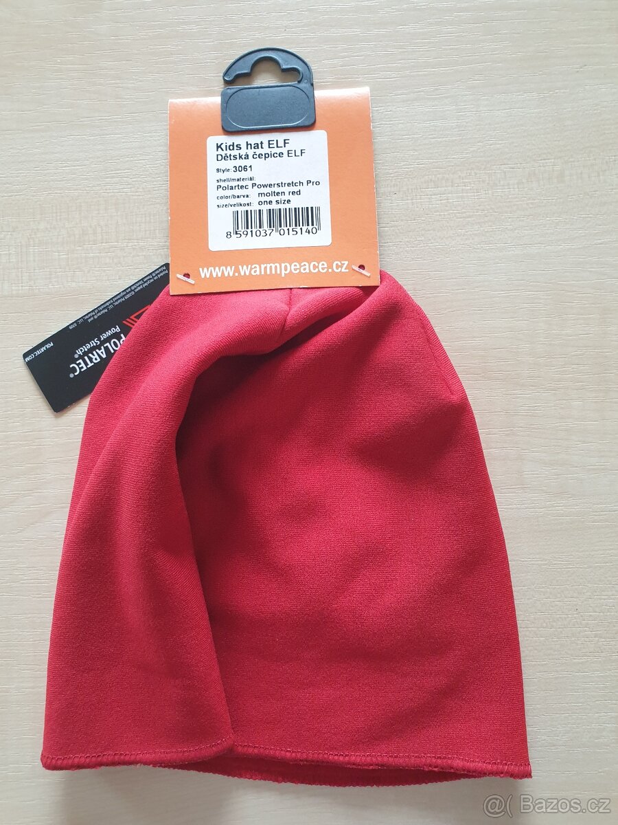 SALEWA, WARMPEACE nová dětská čepice, kšiltovka, kukla - 4