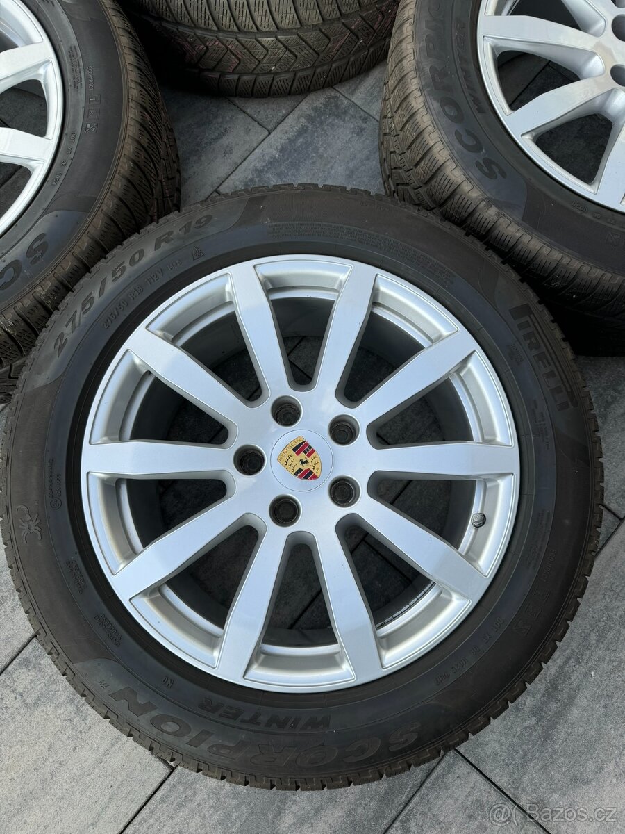 Originál alu kola Porsche Cayenne 5x130 R19 zima - 4