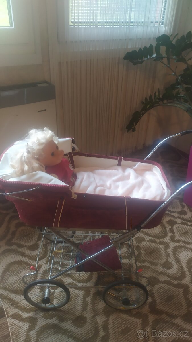 Retro kočárek na panenky - 4