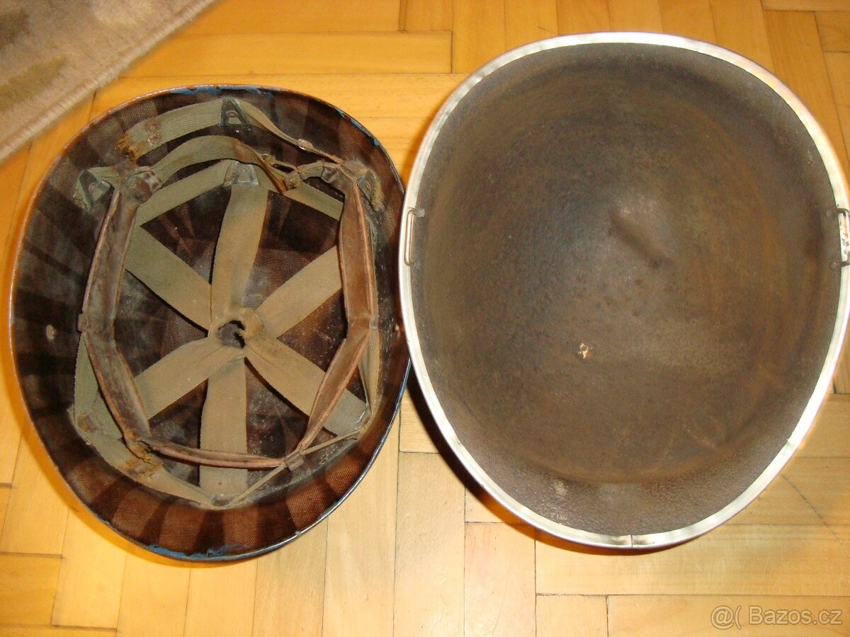US WW2 helma plech první model - 4