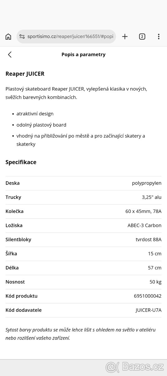 Penny Board tmave modrý - 4