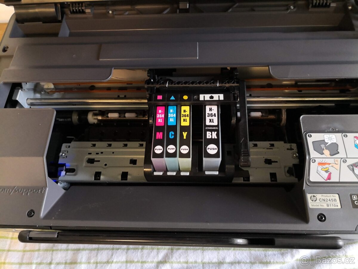 HP Photosmart b110a Printer Tiskárna - Na dily - 4