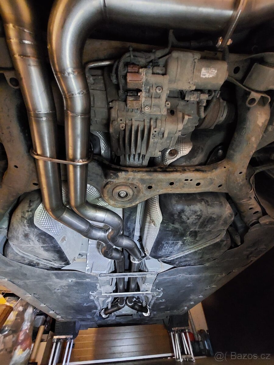 Audi S8 4,0TFSI V8 Twin Turbo duální Cat-Back nerezový výfuk