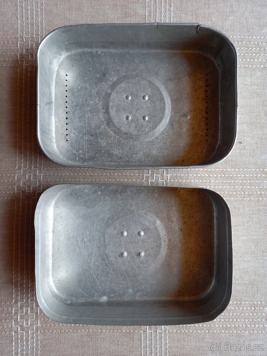 Retro hliníkový svačinový box - 4