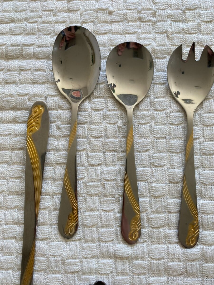 Příbory ocelové nerezové - mix - 4