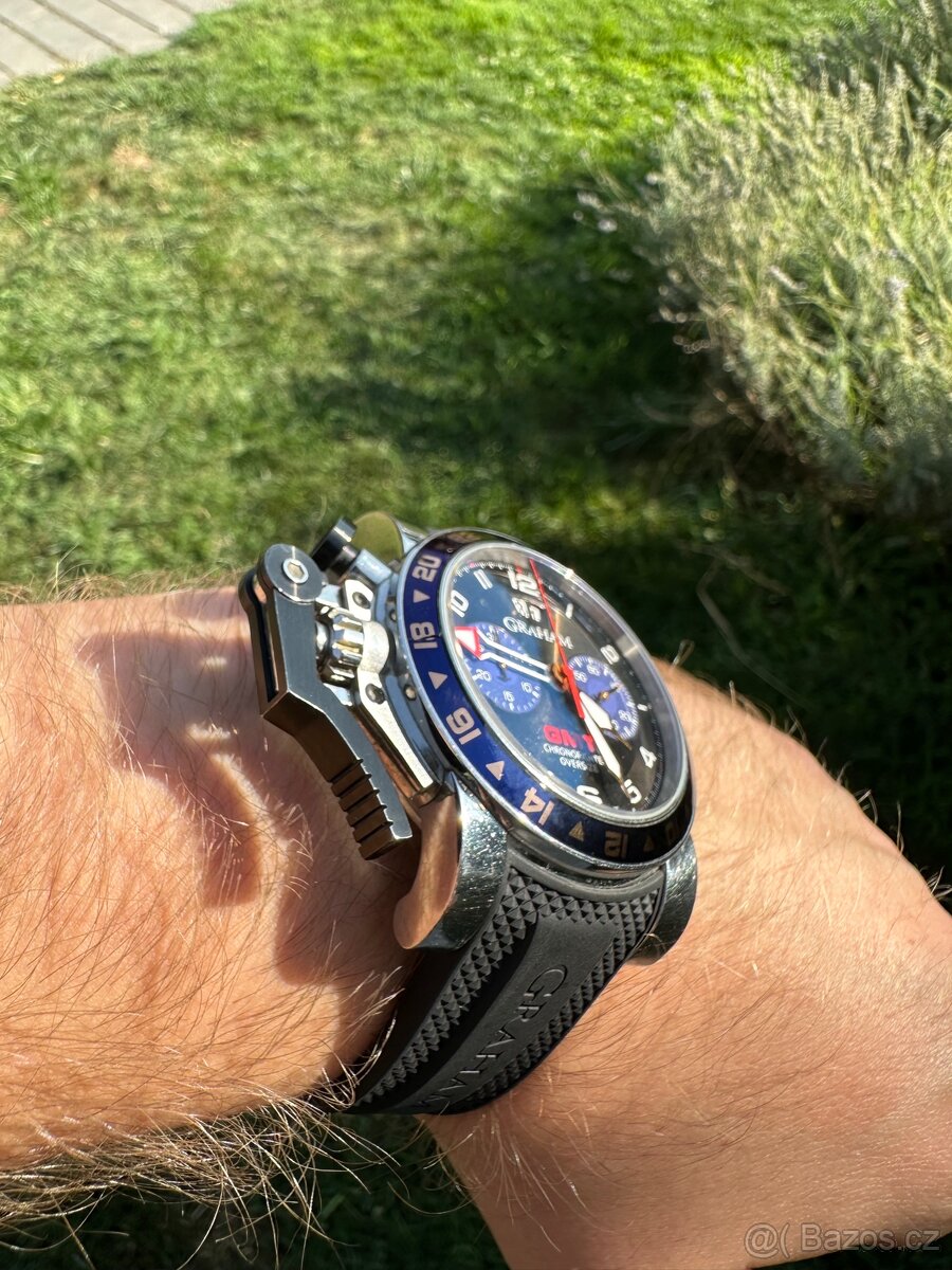 Luxusní hodinky Graham Chronofighter Oversize GMT - 4