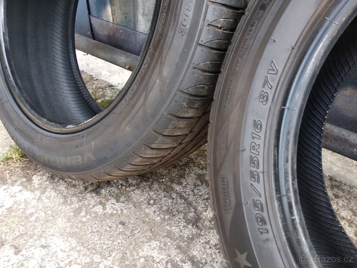 2 x letní pneu Hankook Ventus Prime 4, 195 55 16 - 4