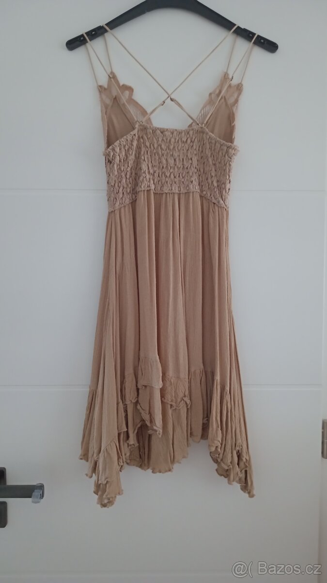 Letní hnědé šaty - 4