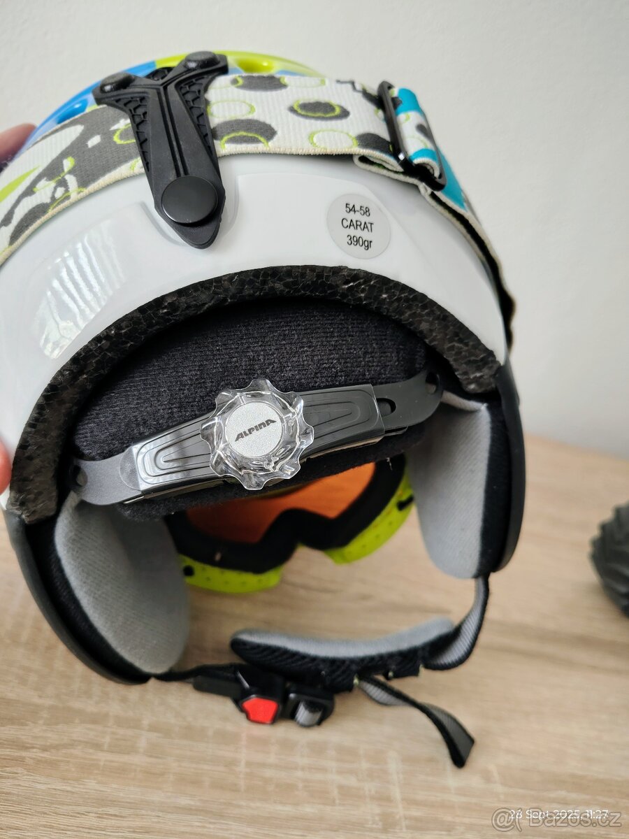 Dětská lyžařská přilba 54-58cm Alpina - 4