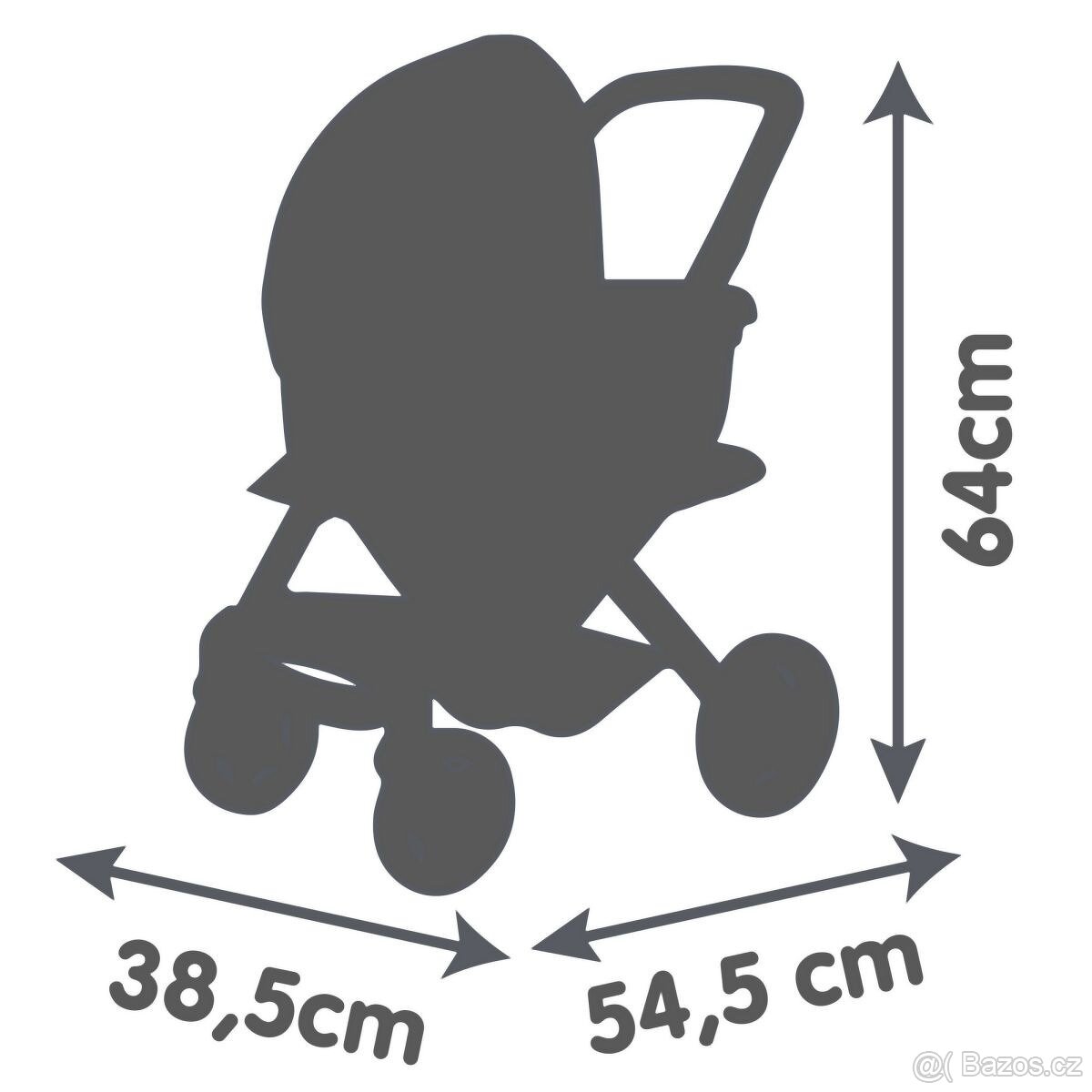 Dětský kočárek pro panenky 3 v 1 Maxi -Cosi - 4