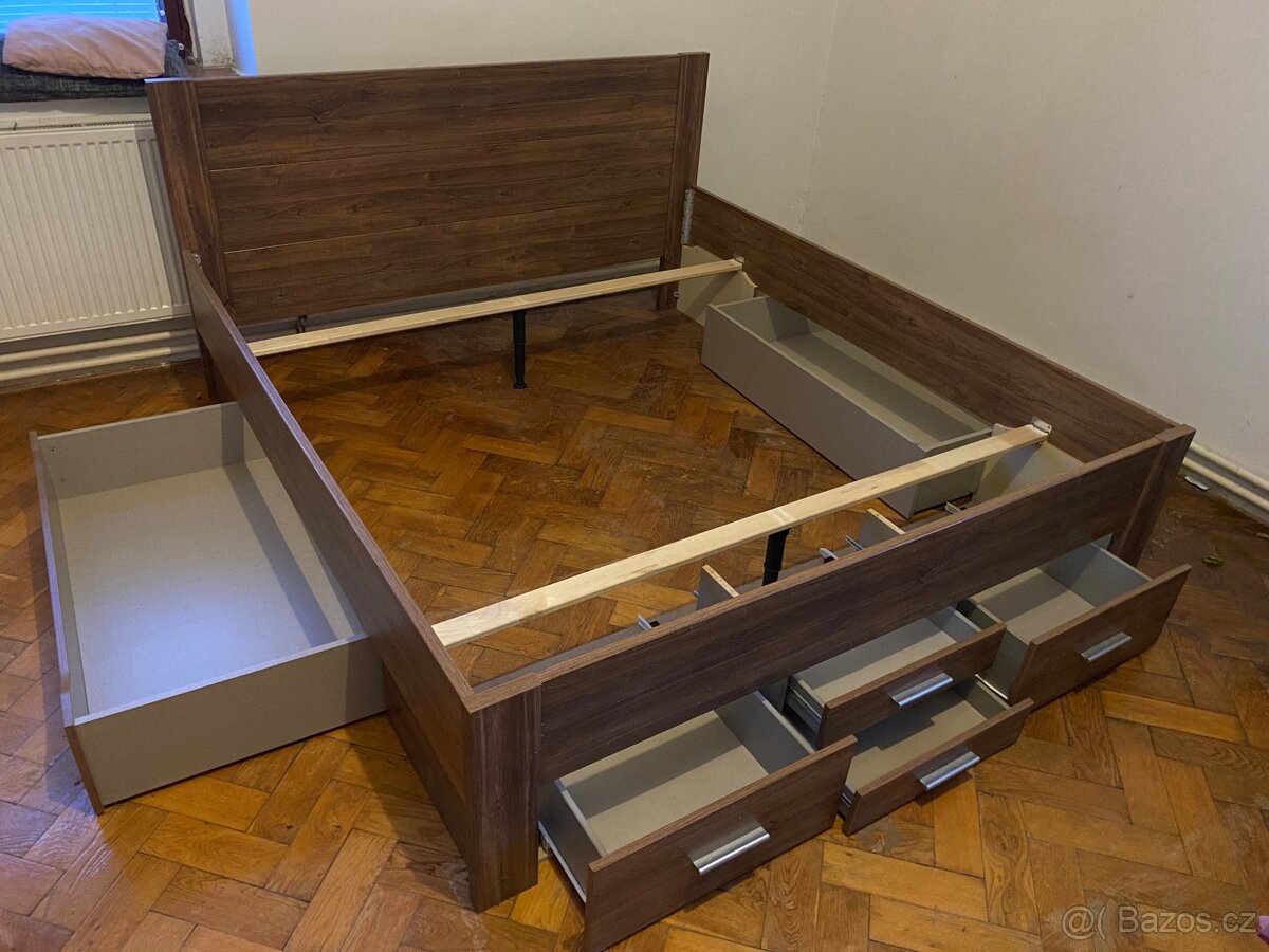 Postel s úložným prostorem 180x200cm - 4