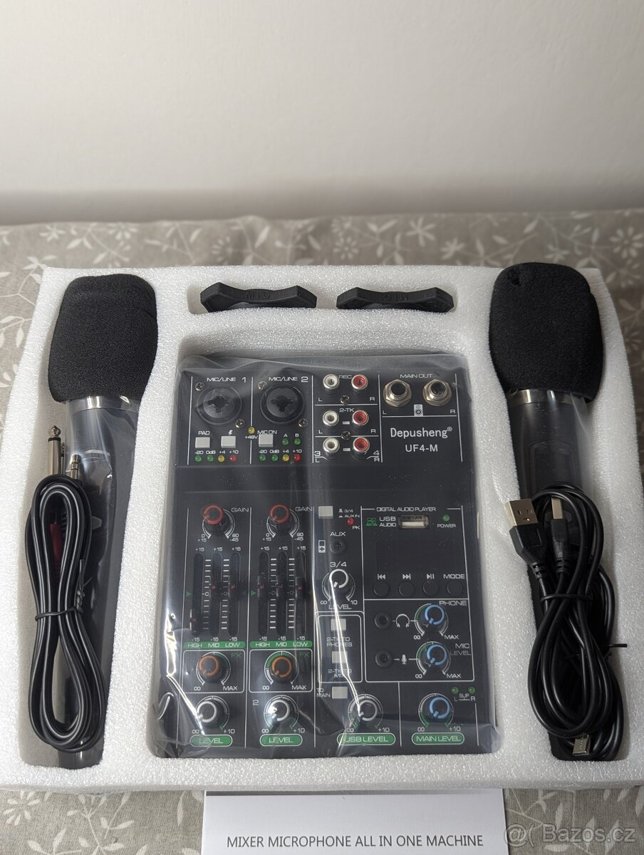 Dopesheng professional wireless mixer, nový, rozbalené - 4