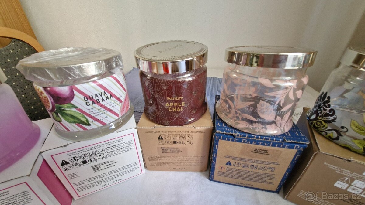 PARTYLITE U.S.A. - sklo - dekorace - svíčka - 4