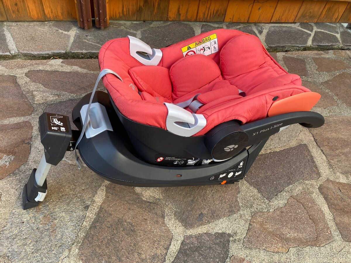 Autosedačka ZOPA X1 PLUS I-SIZE růžová - 4