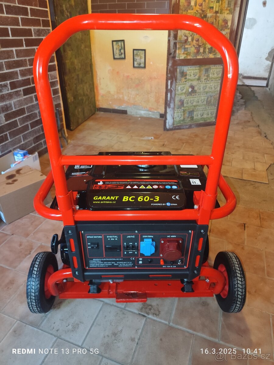 Elektrocentrála 6kW 3-fáze - zánovní - 4