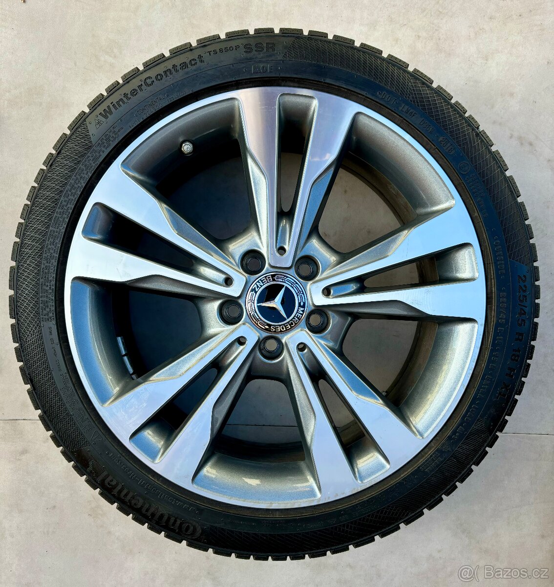 C class r18 alu kola r18 5x112 Zimni Continental - 4