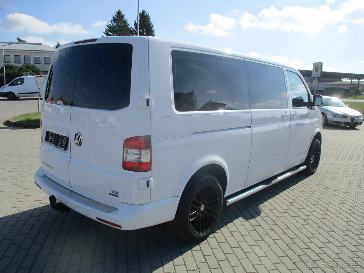 VW TRANSPORTER 2,0TDI 84kw LONG 5míst Tažné 2013 DPH - 4