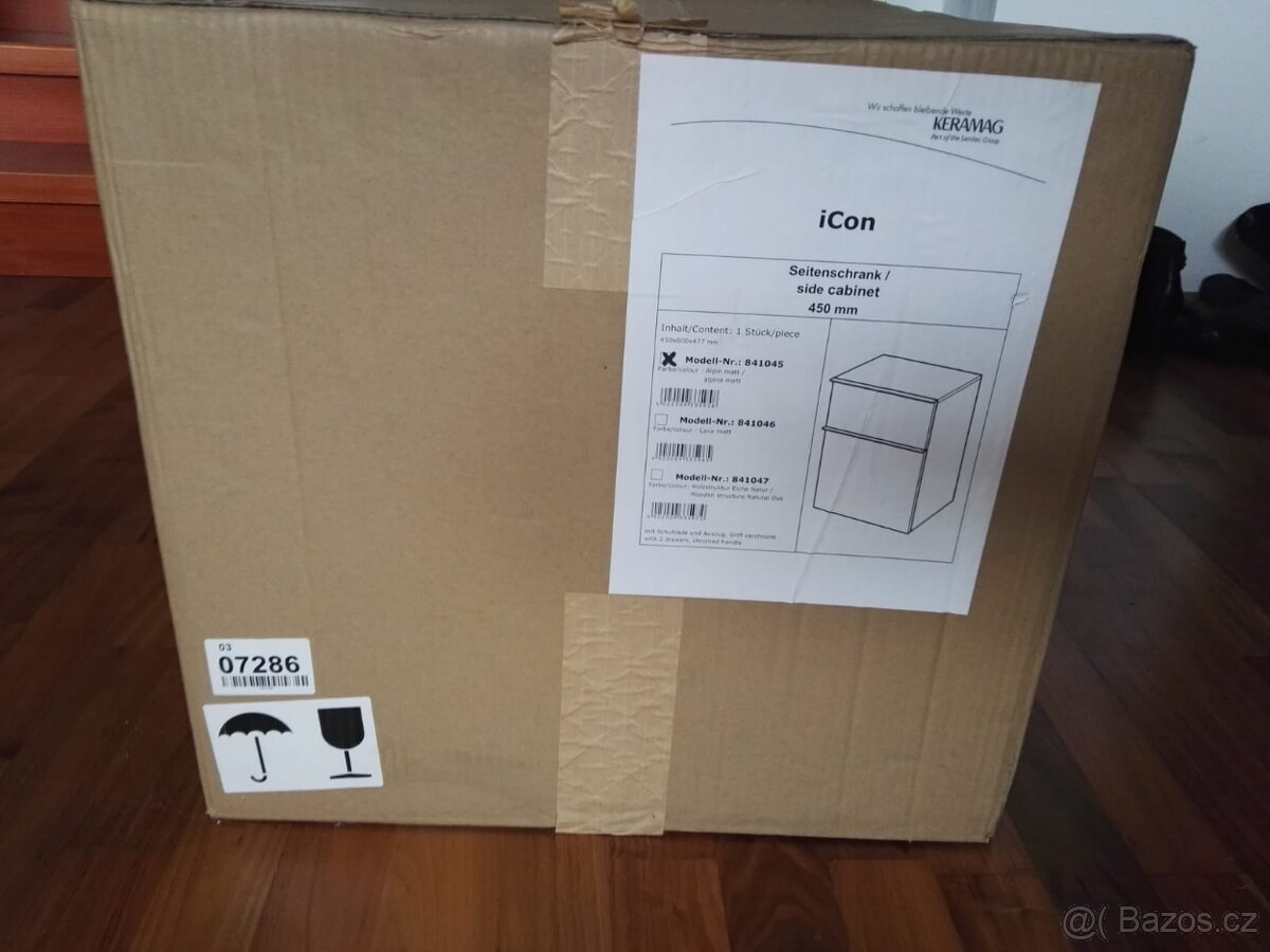 Keramag nábytek koupelnová skřínka Icon bílá - 4