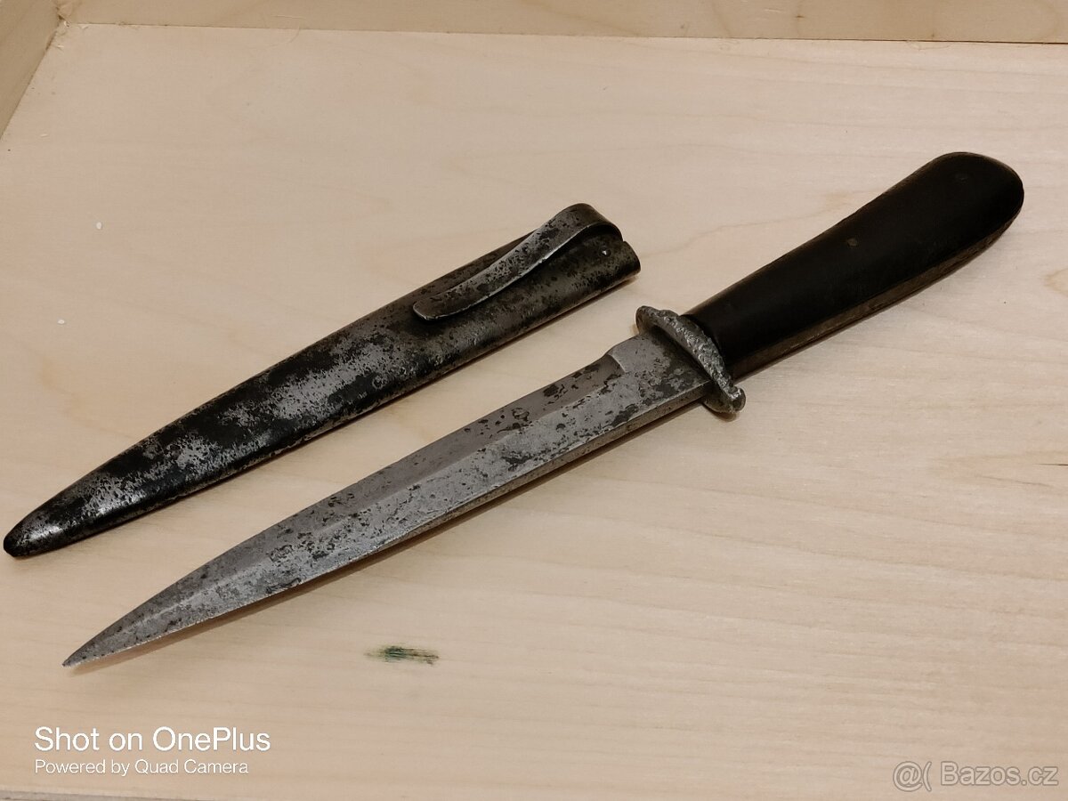 Útočný nůž Puma Solingen tzv.Boťák/Holínkác včetně pochvy - 4