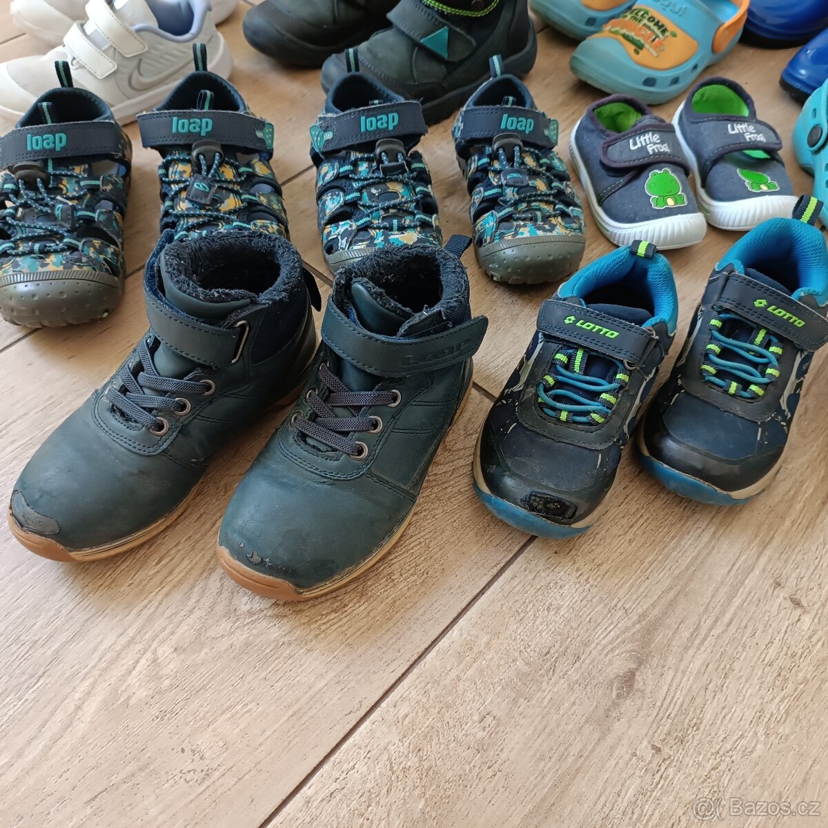 Boty (vel.21-30) nošené: Gore-Tex, Nike, Coqui, Loap, Lotto - 4