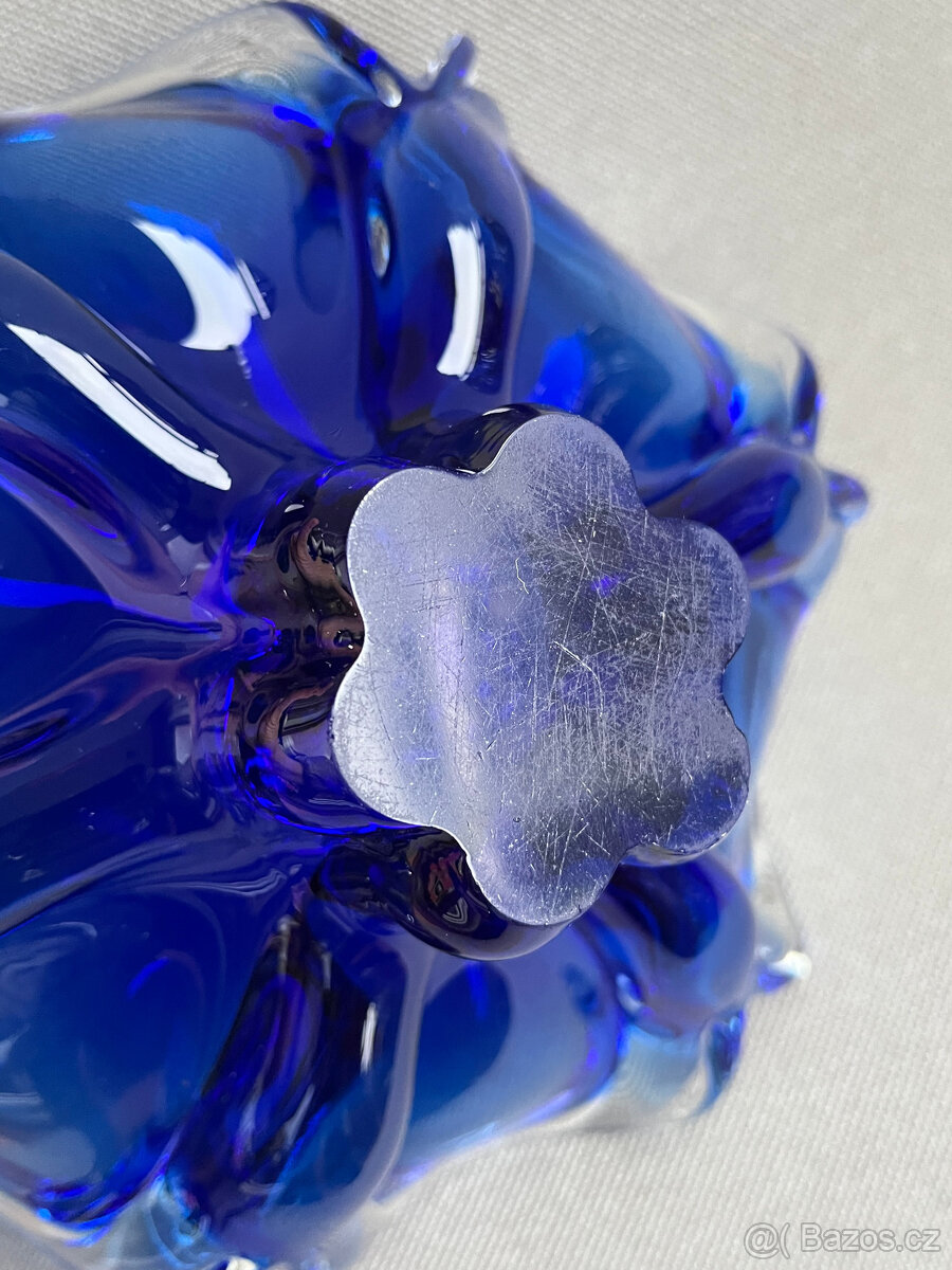 Mísa 25 cm, hutní sklo, Josef Hospodka Chřibská - 4